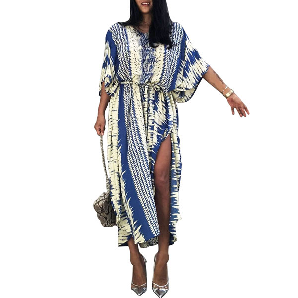 Jecarden Women Beach Dress Bikini Cover Up for Women Beach Poncho Women Loose Summer Pareos Long Summer Dress Women Elegant Maxi Dress Cotton for Vacation The one size fits all